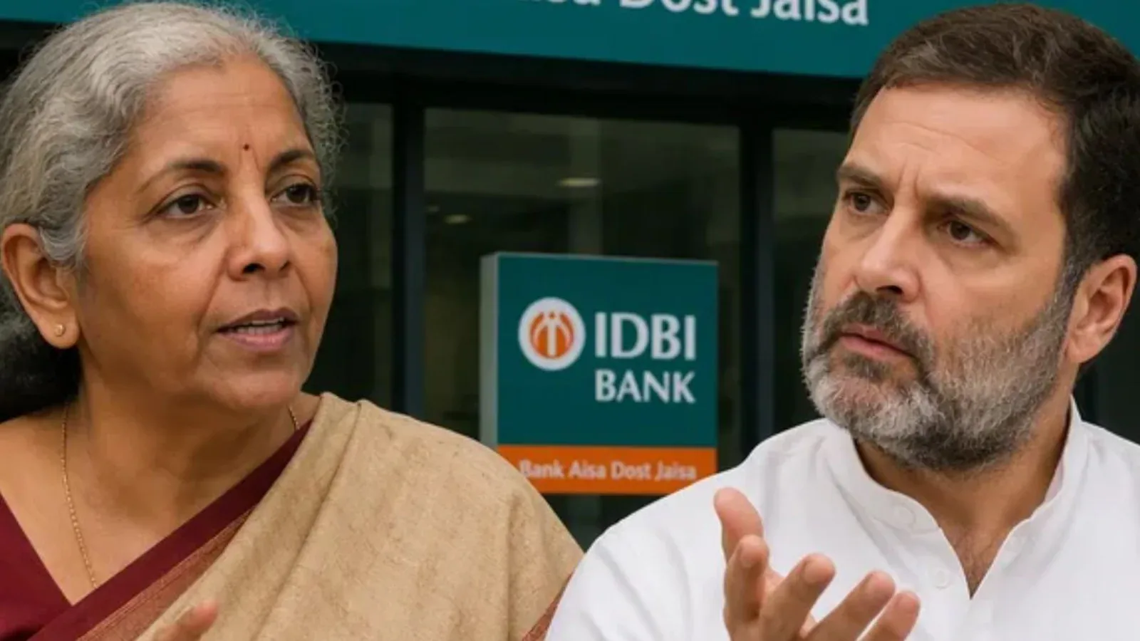 Nirmala Sitharaman Defends IDBI Bank Sale Amid Rahul Gandhi's Criticism