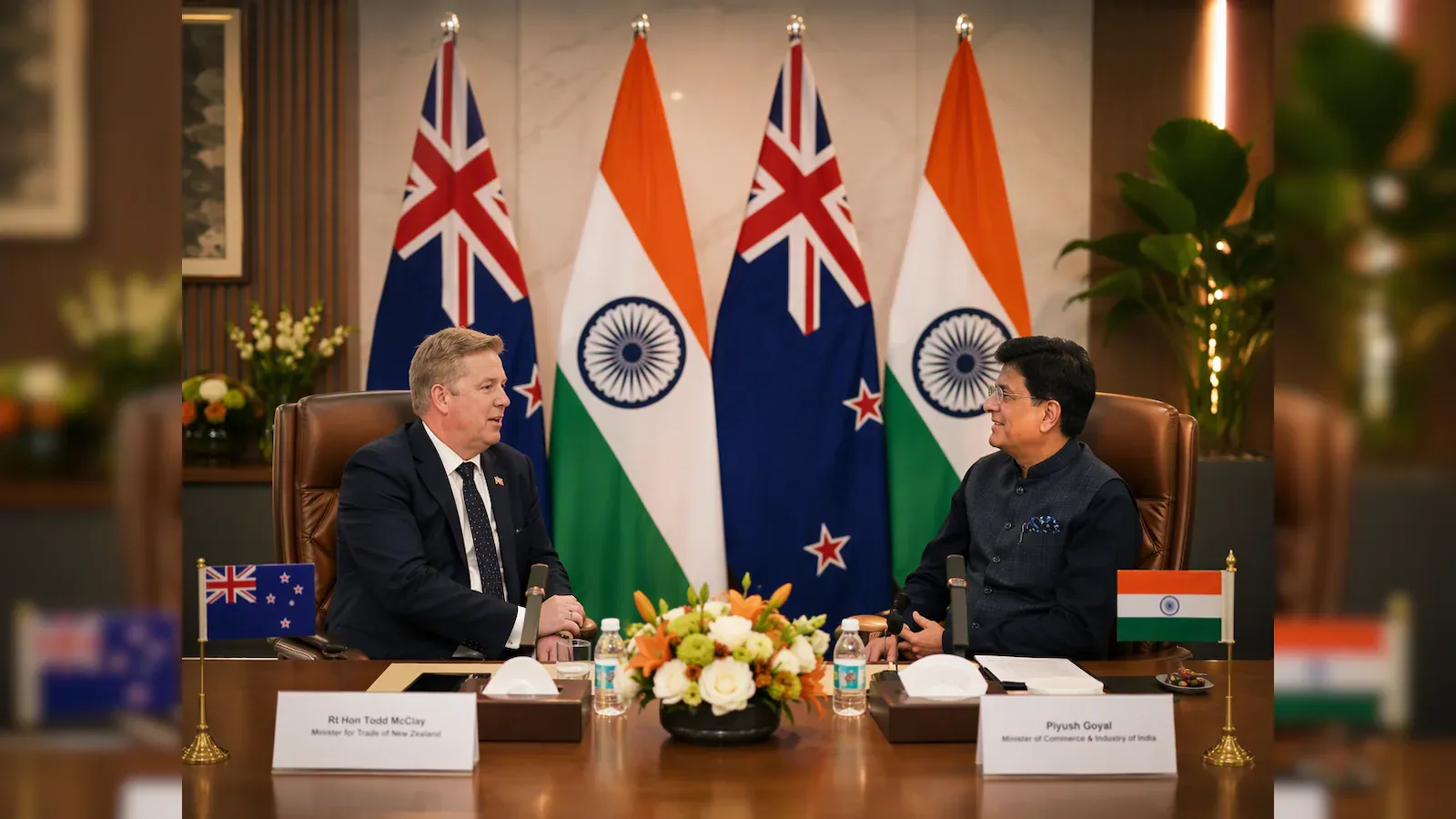 India-New Zealand Free Trade Agreement Launches on October 20