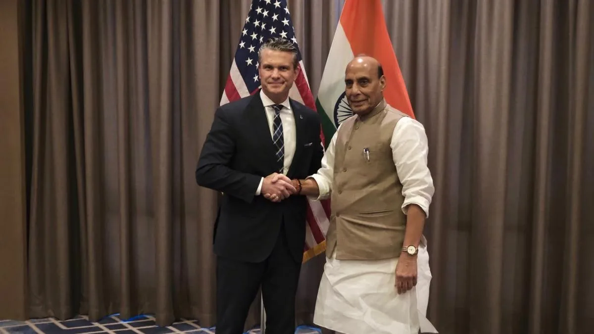 Rajnath Singh and Pete Hegseth Discuss India-U.S. Defence Pact Progress