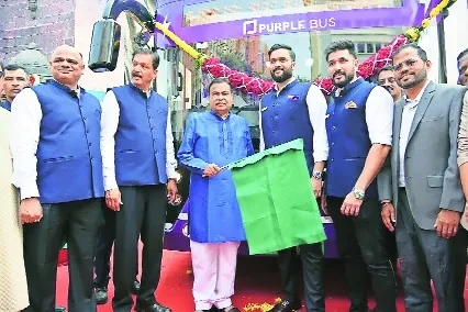First Electric Bus Service Launched on Nagpur-Chandrapur Route