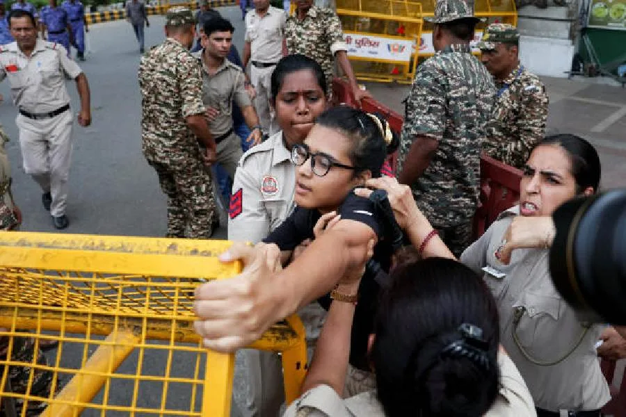 Neha Bora Leads Flash Protests in Delhi Amid Police Crackdown