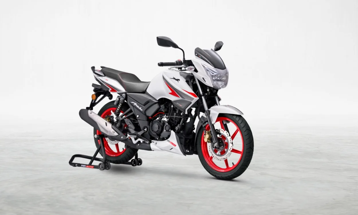 TVS Apache RTR 160 Prices in Nagpur Range from ₹1.29 to ₹1.44 Lakh