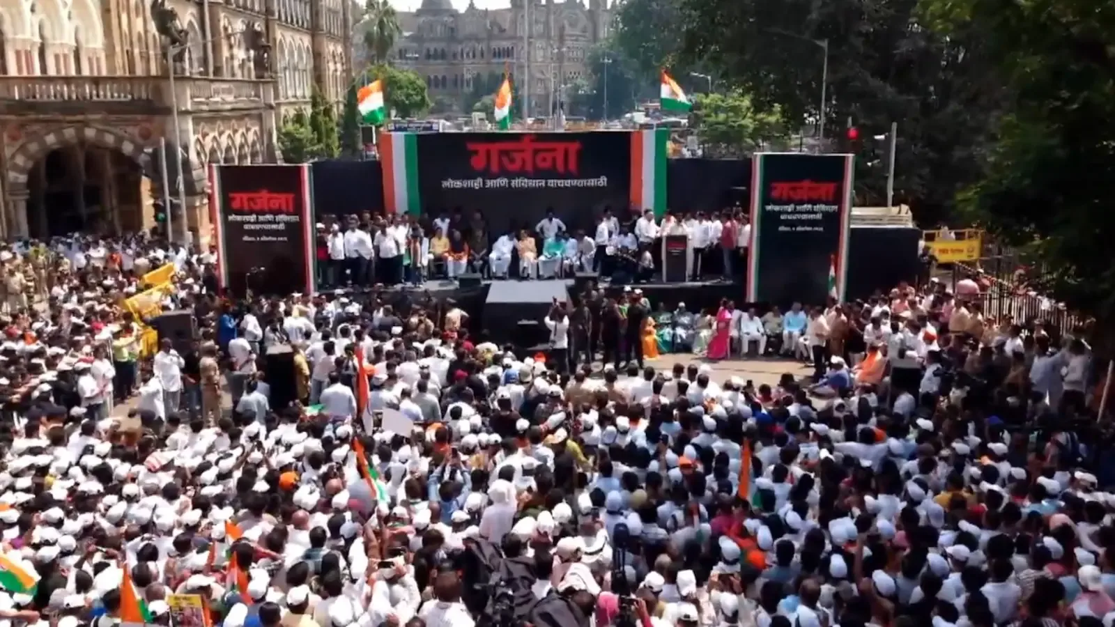 Thackeray Cousins Demand Resignation of Election Chief in Mumbai Protest