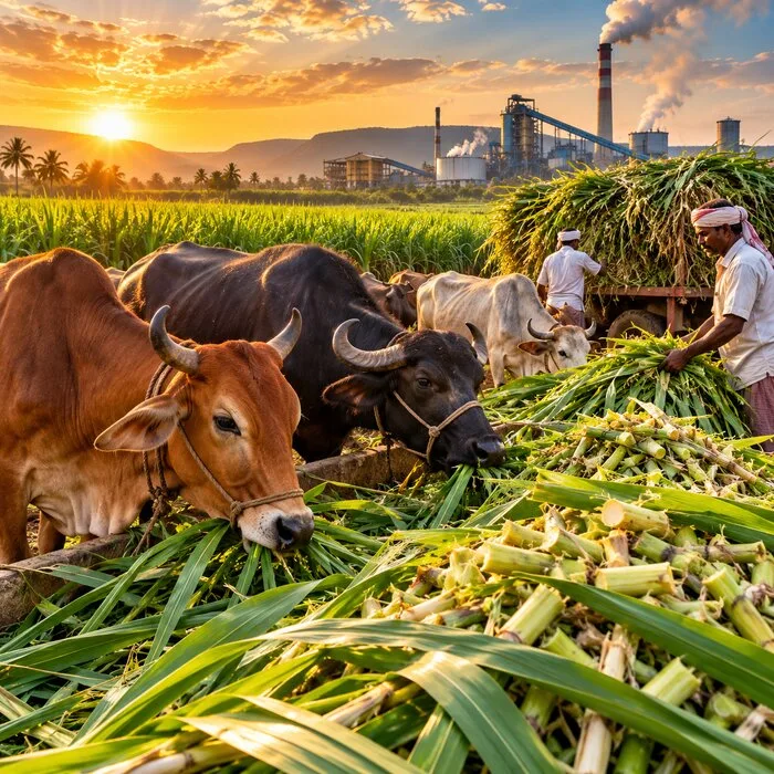 Hingoli Mandates 30% Sugarcane for Livestock Feed Amid Drought
