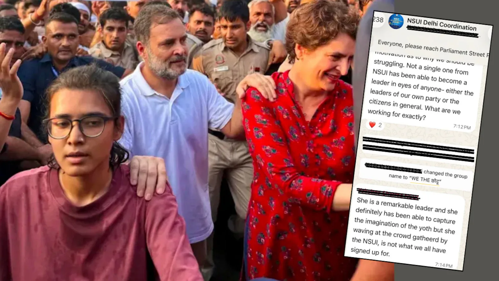 नेहा बोरा यांच्या भूमिकेवर NSUI चा असंतोष